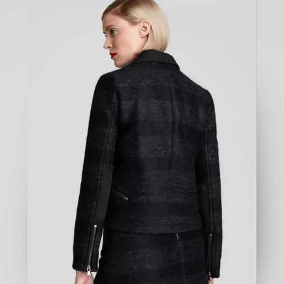 Marc by Marc Jacobs Oda Mae Stripe Wool Jacket - Picture 3 of 15